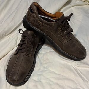 Ecco Dark Brown Leather Oxfords EU 47
